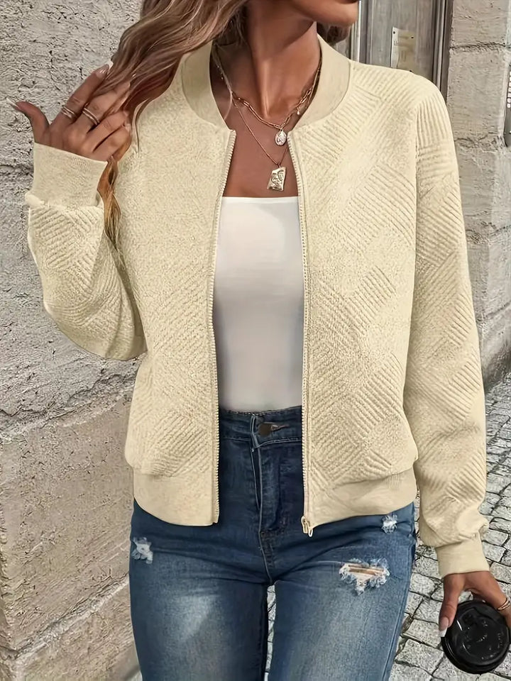Laurie | Textured Zip Jacket