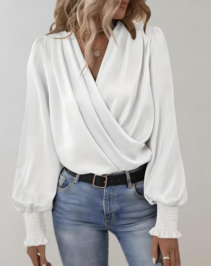 Sabine | Luxe Wrap Blouse