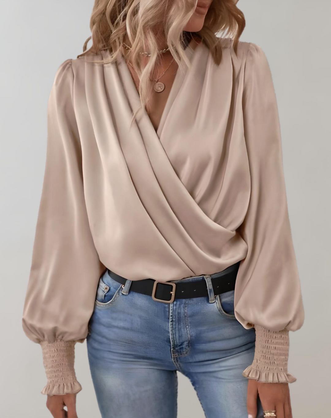 Sabine | Luxe Wrap Blouse