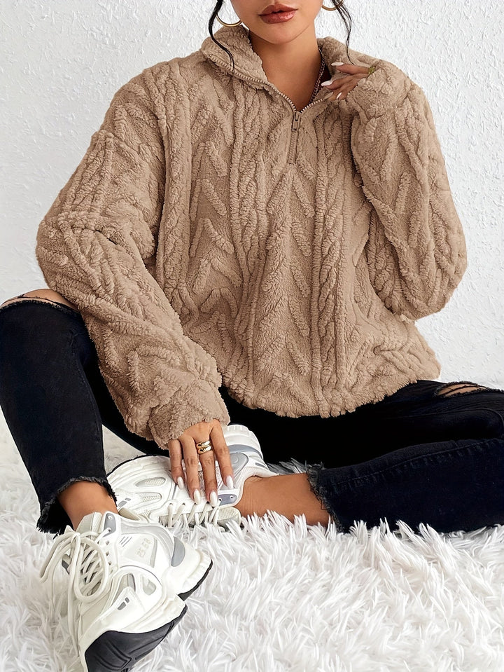 Zoe™ Quarter-Zip Sweater