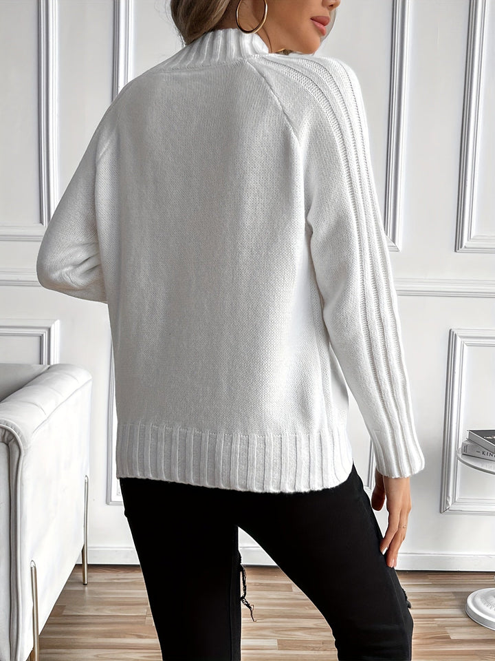 Olivia™ Ribbed Turtleneck Sweater