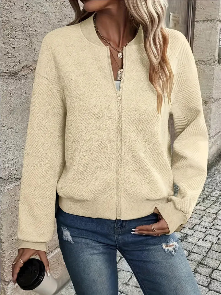 Laurie | Textured Zip Jacket