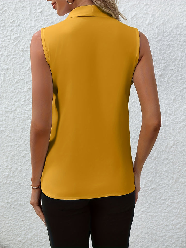 Kelsey | Sleeveless V-Neck Blouse