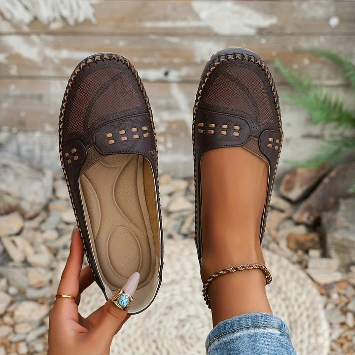 Clara | Breathable Vintage Flats