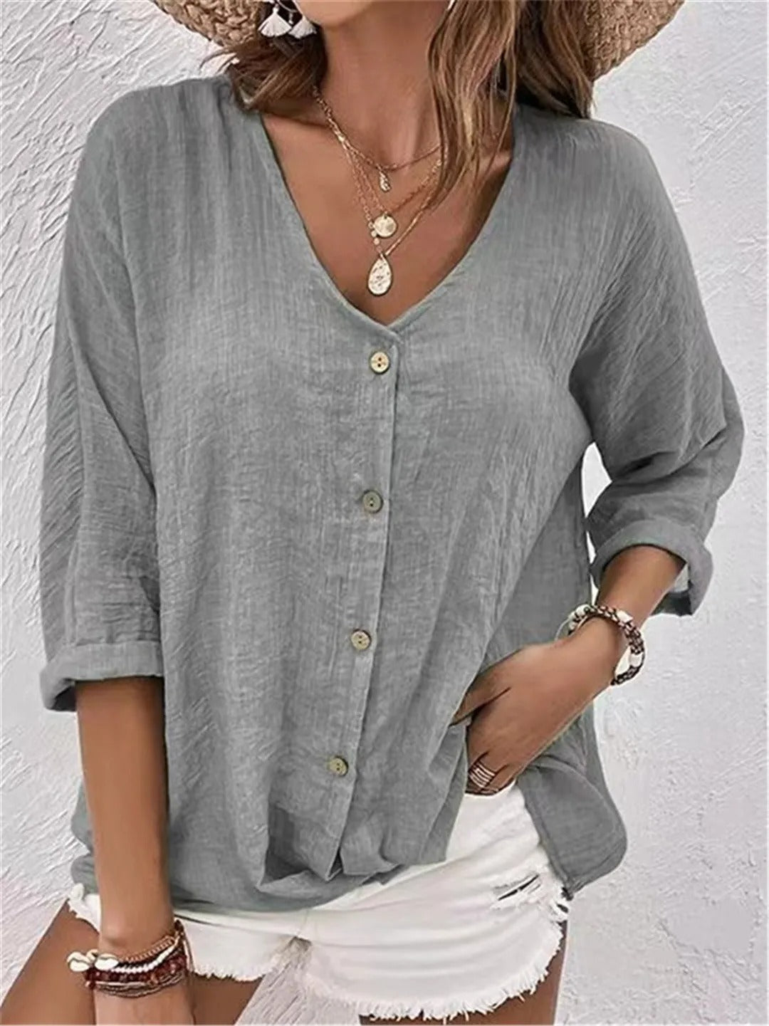 Noelle | Button-Up Top