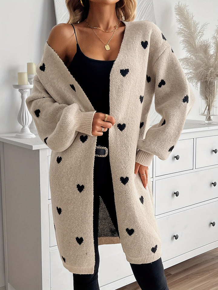 Amelia™ Heart Knit Cardigan