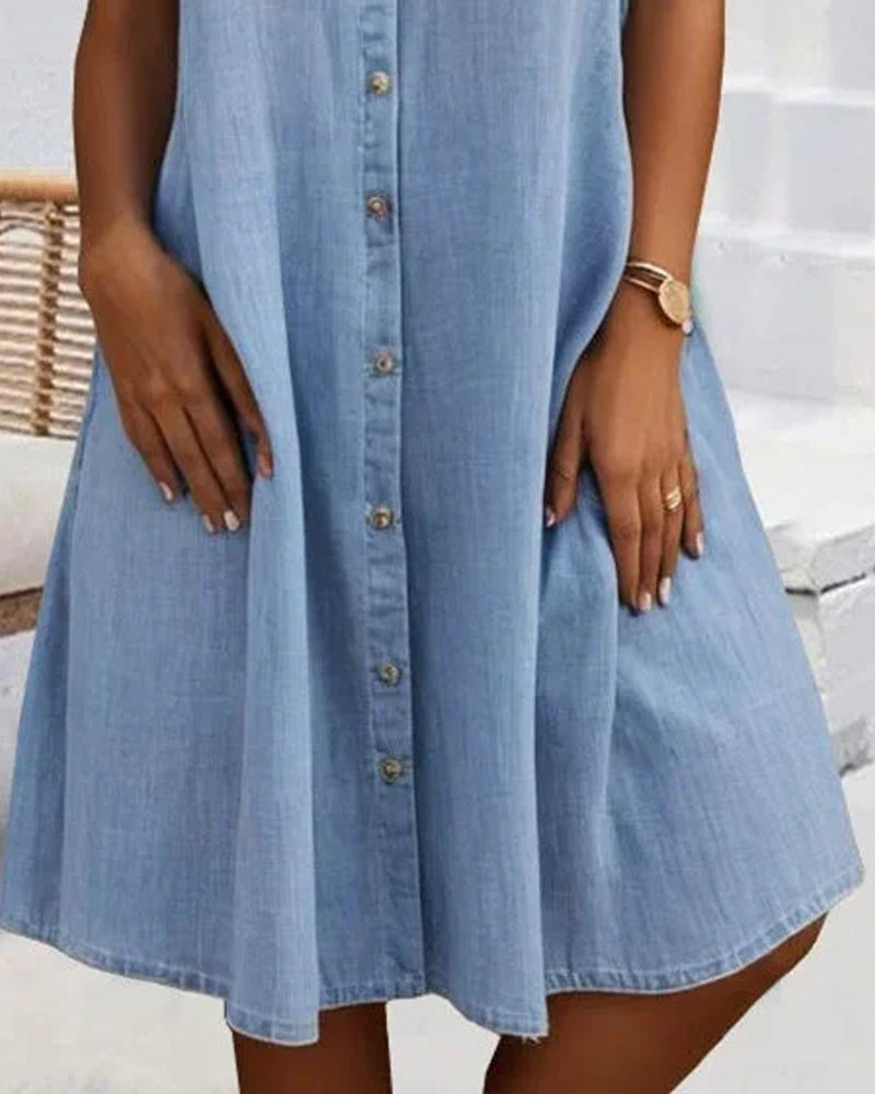 Jillian | Denim Dress