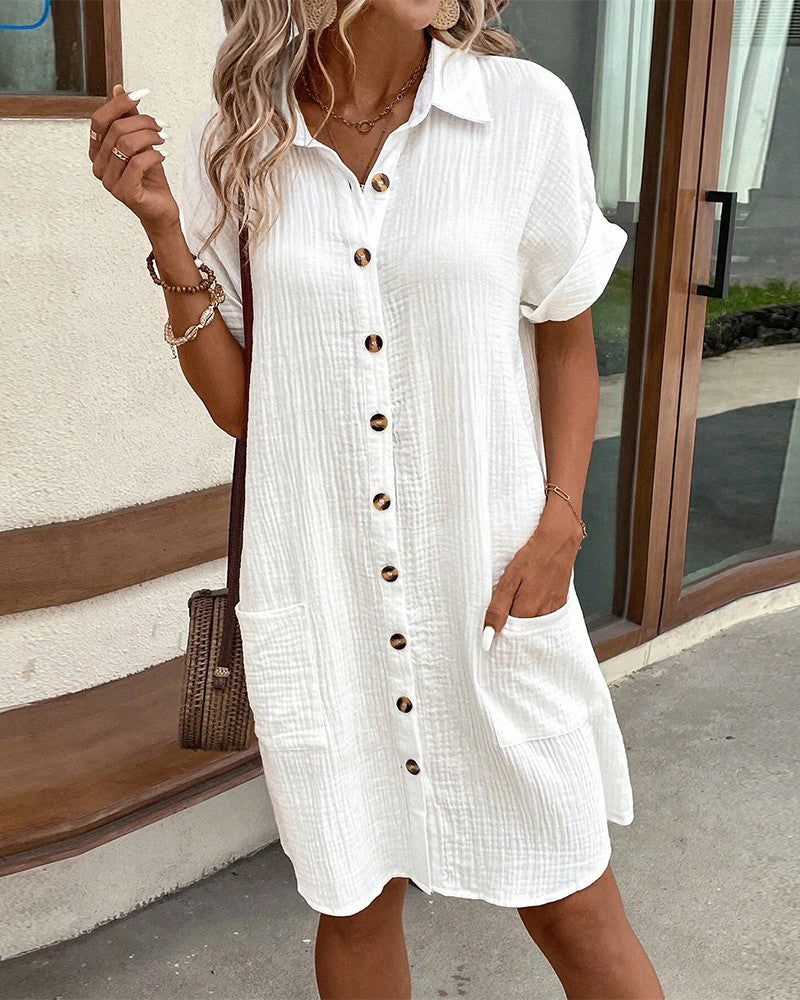 Nora | Relaxed Shirt Dress