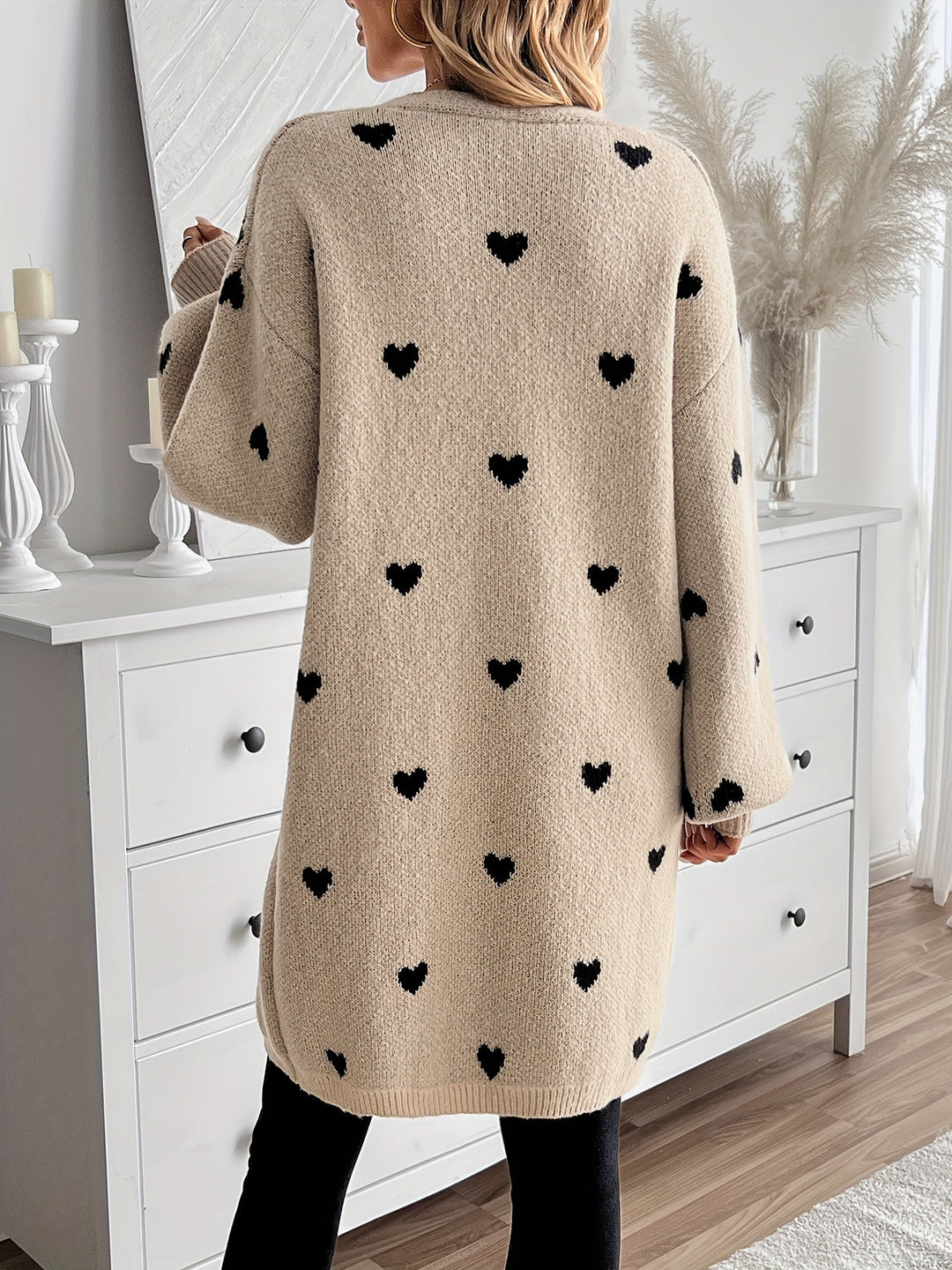 Amelia™ Heart Knit Cardigan